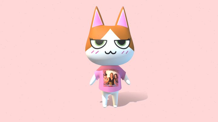 Noa Vingut at Animal Crossing 3D Model