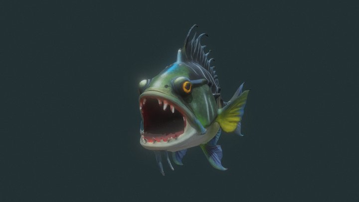 Deep Sea Predator 3D Model