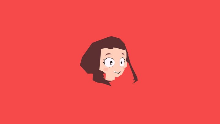 Uraraka Face 3D Model