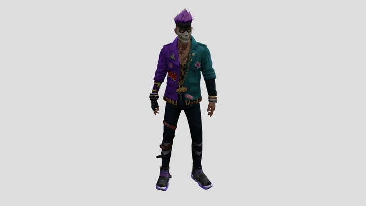 Freefire Character 01 3D Model