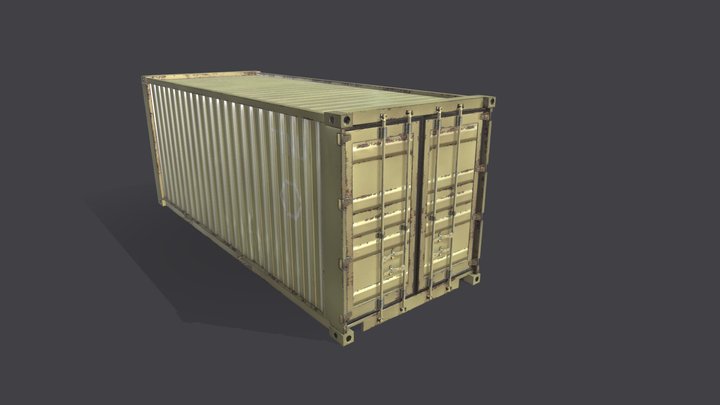 Сargo container 3D Model
