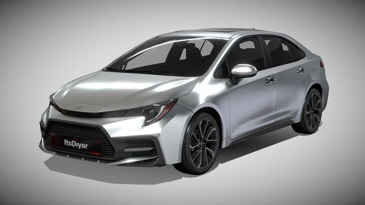 Toyota Corolla 2020 3D Model