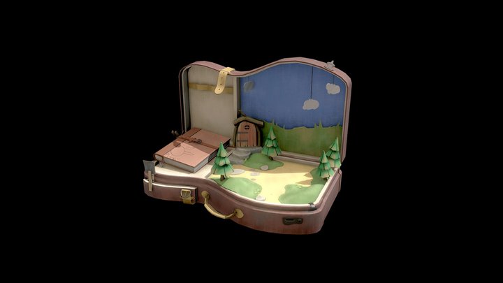 Suitcase 3D Model