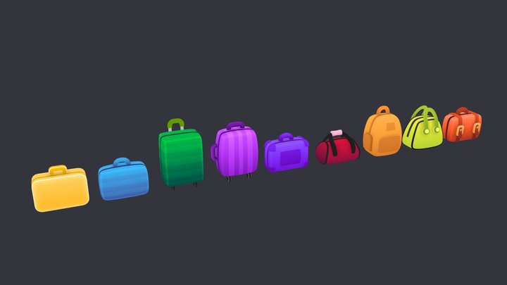 Luggages 3D Model