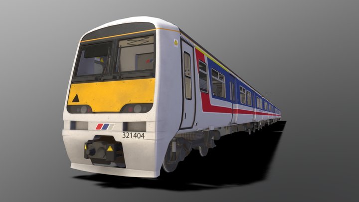 British Rail Class 321 EMU 3D Model