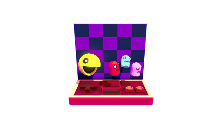 PACMANdioram 3D Model