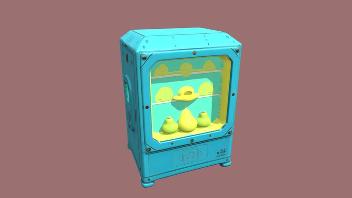 Convincing Pastel Loot Machine 3D Model