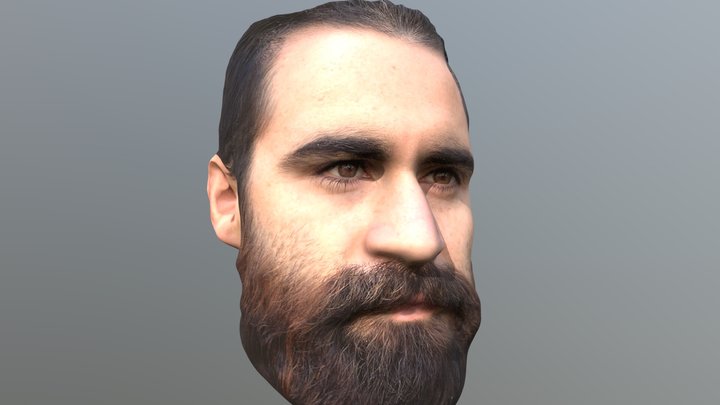Regis head scan 3d 3D Model