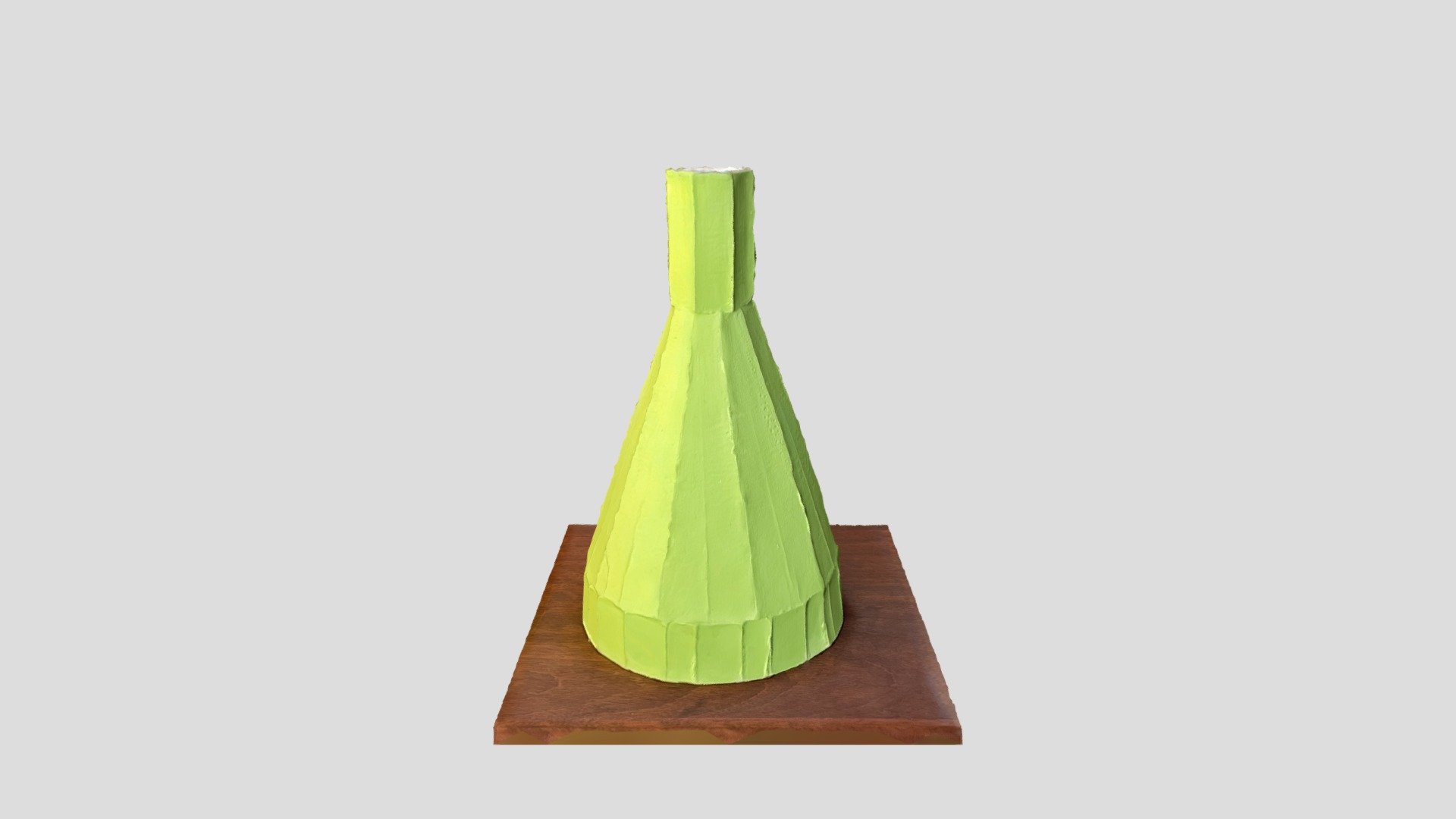 Vulcano Vase paperclay by Paola Paronetto