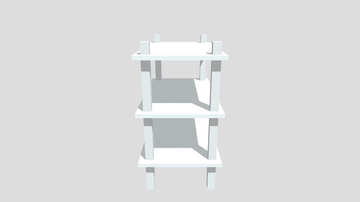 Gorilla Tag Fan game shelf. 3D Model