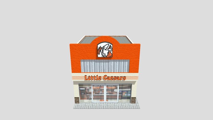 Little Caesars 3D Model