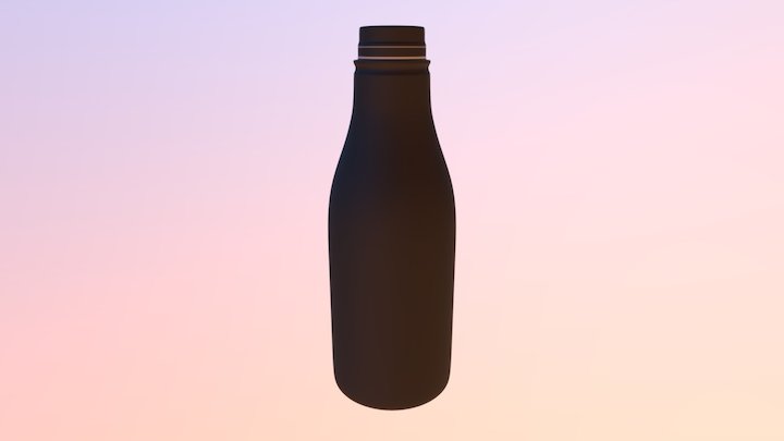 Caribou Van Haz 32oz Bottle 3D Model