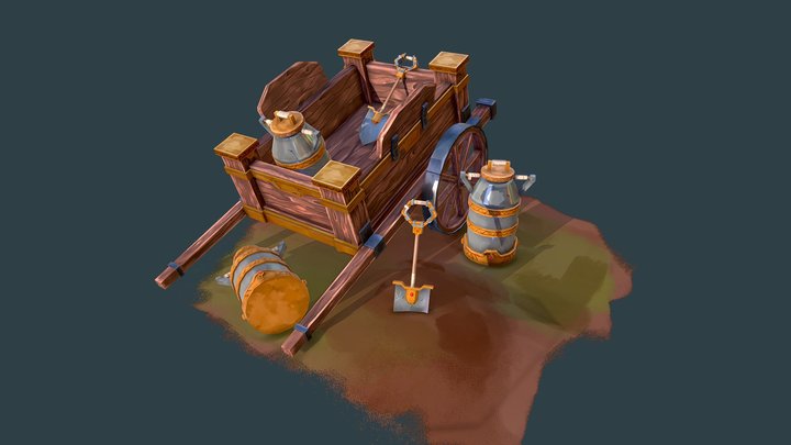 [STUDENT WORK] A Dwarf's Work Tools 3D Model