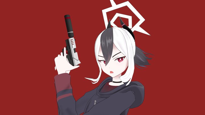 Onikata Kayoko 【Blue Archive】 3D Model