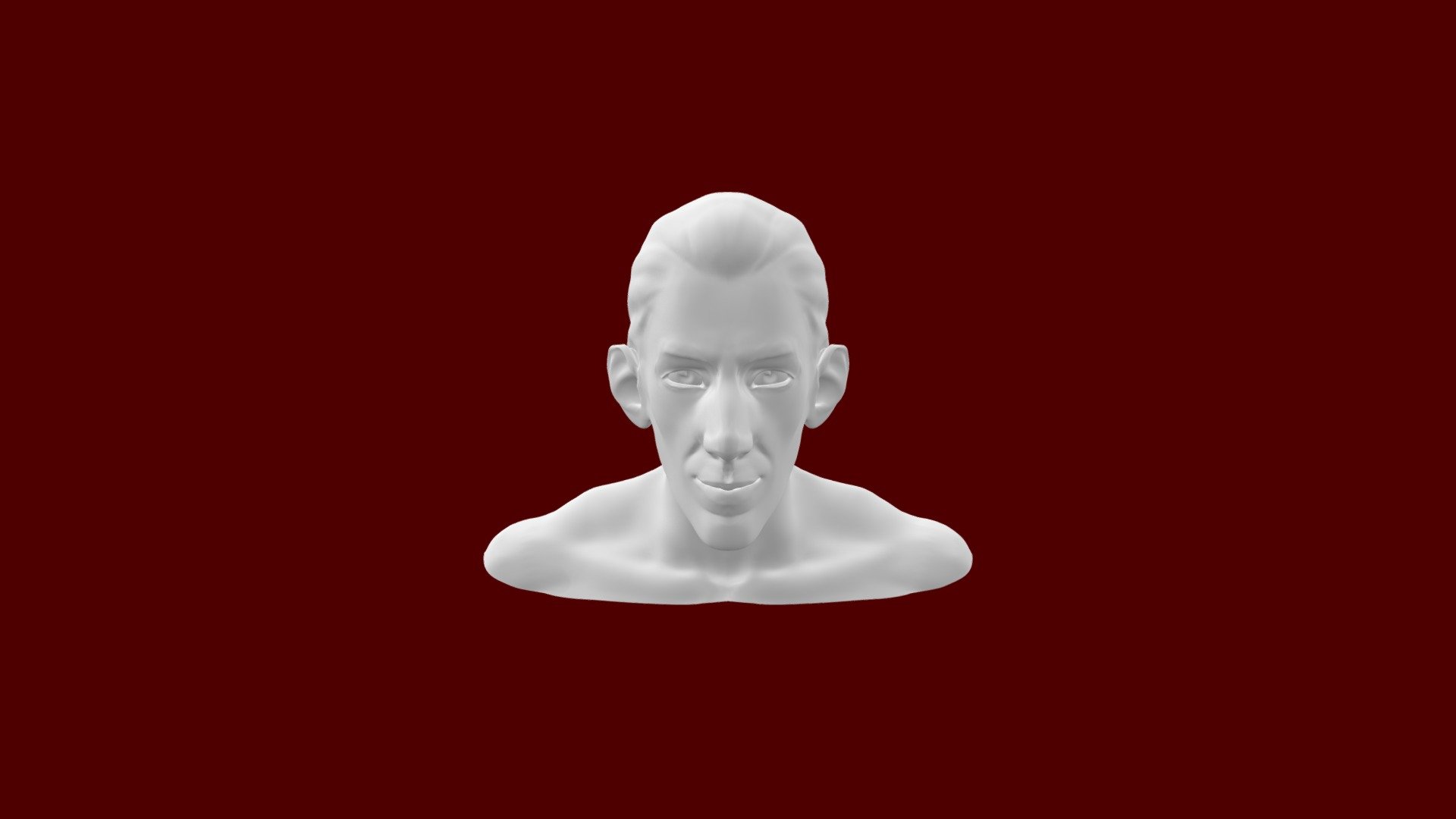 caucasian head character design