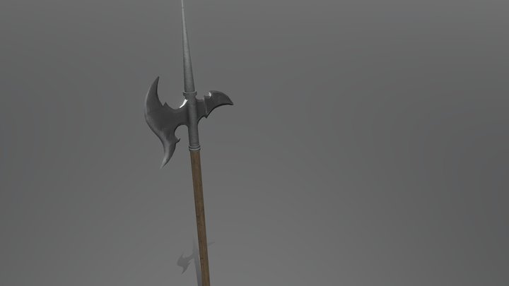 Halberd 3D Model