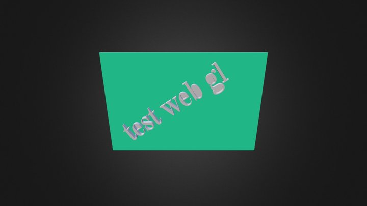 Prueba Web Gl 3D Model