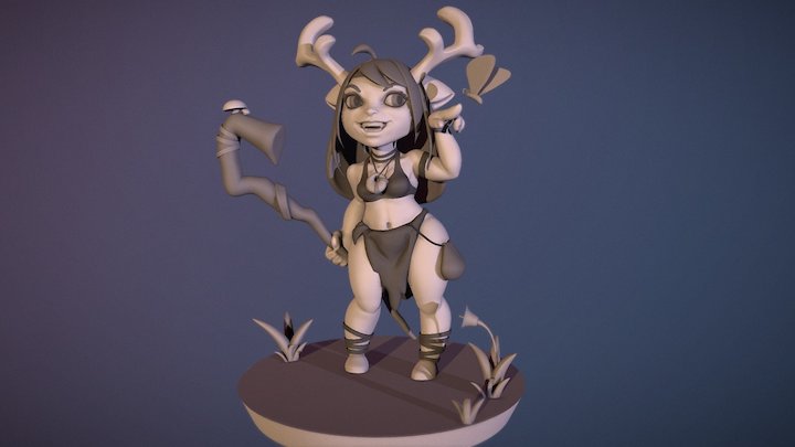 Forest inhabitant 3D Model