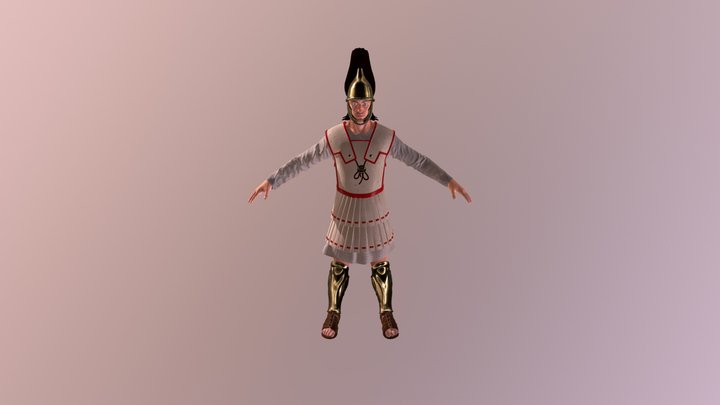 Carthahigian Warrior 3D Model