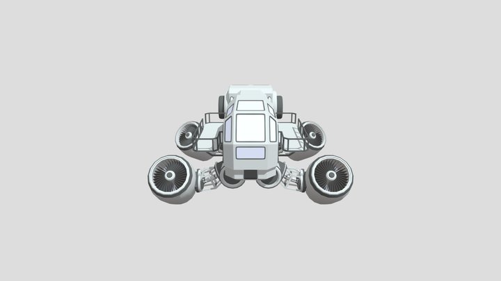 Hover Sci-Fi 3D Model