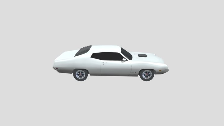Ford Torino Cobra (1970) Finished 3D Model
