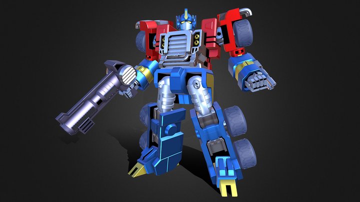 Armada Optimus Prime 3D Model