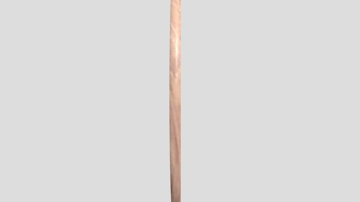 Wooden Plate 3D Model