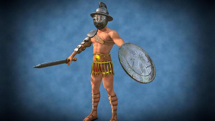 Gladiator - rigged for UE4/5