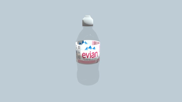Evian Water – Gratis 3D-model STL