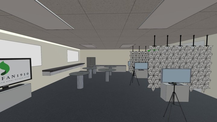 Computers-Room-Concept 3D Model