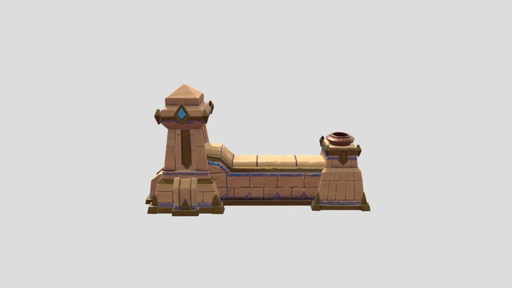 Stylized architecture 3D Model