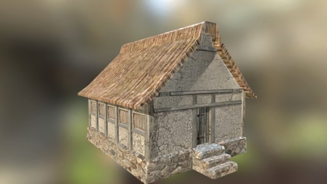 Grain House/Storage 3D Model