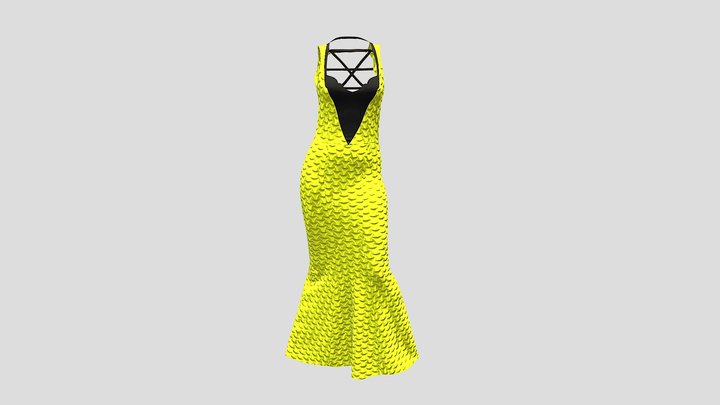 Corset dres3 3D Model