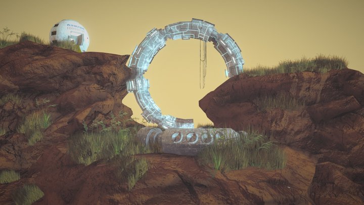 Alien's Hive 3D Model