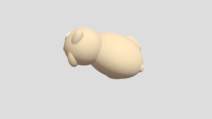 Guinea Pig 3D Model