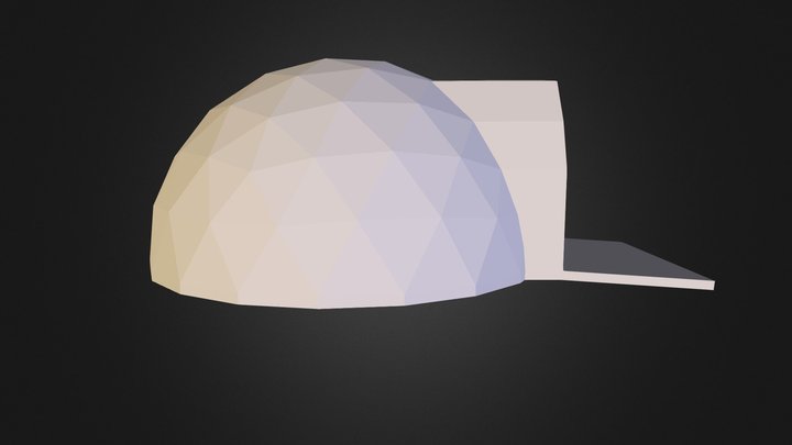 F4 Geodesic Dome Garage 3D Model