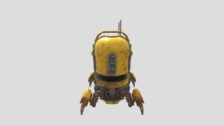 SpiderBot 3D Model