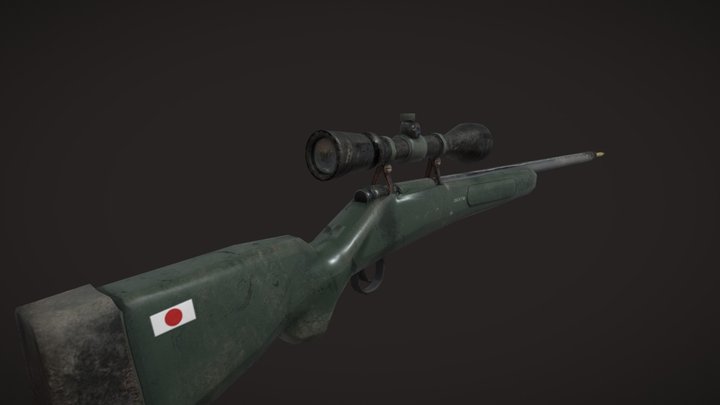Snipper rifle 3D Model