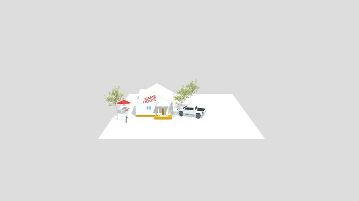 KAME HOUSE /Dragon Ball 3D Model