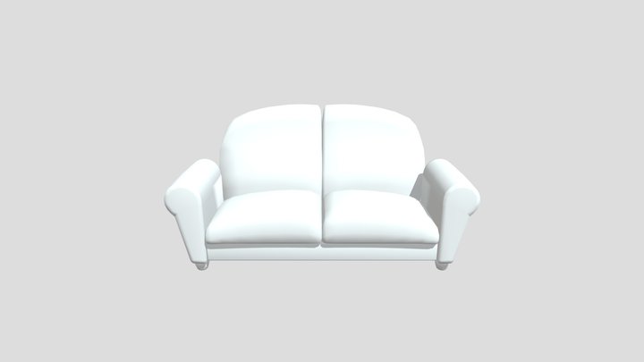 Sofa_low poly 3D Model