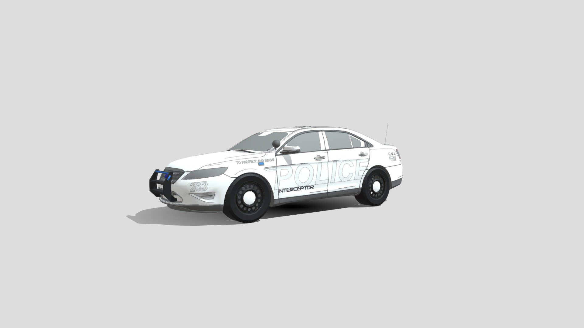 2012 Ford Taurus-Police