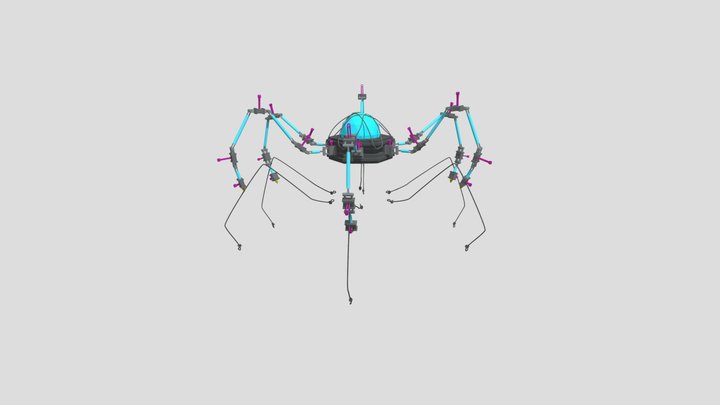 mechanical spider 3D Model