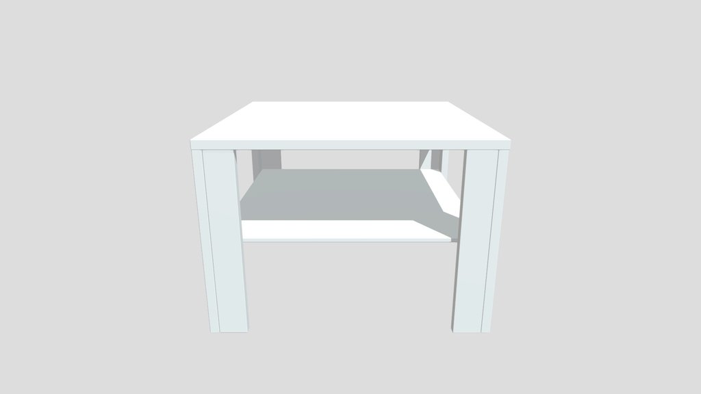 Coffeetable White Square