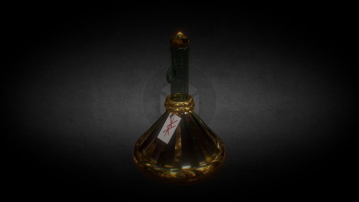 Wine Potion for Hard Times 3D Model