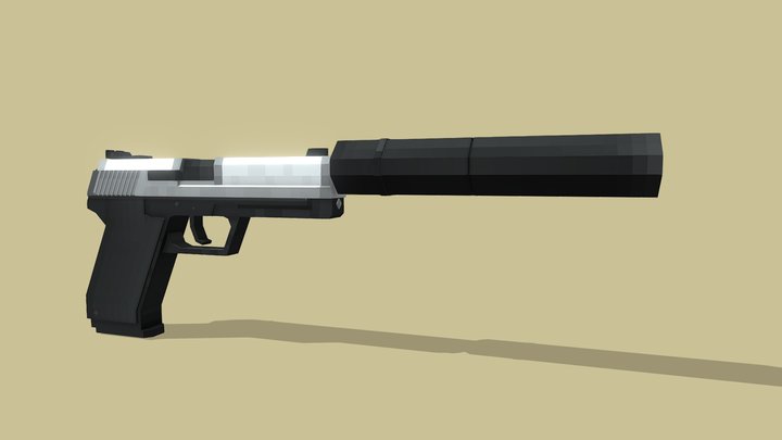 USP S [FREE[ 3D Model