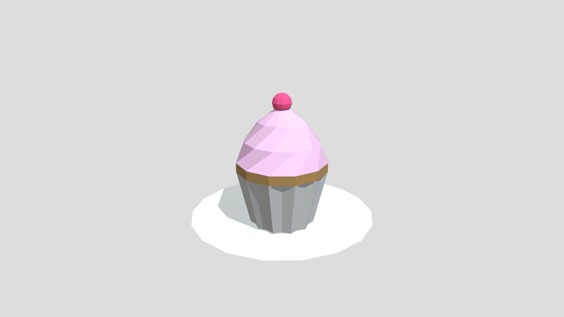 Cupcake 3d Model By Beyzanurhlvc [6d952e6] Sketchfab