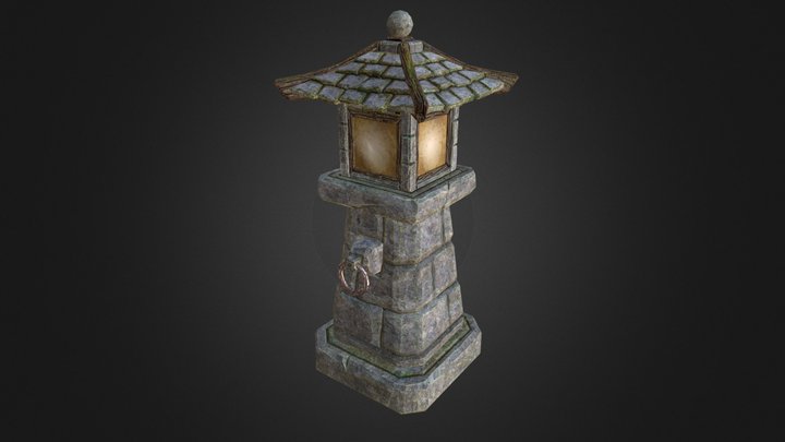 Pagoda Lantern 3D Model