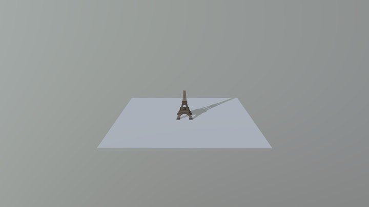 EIFFEL TOWER LEVEL2 3D Model