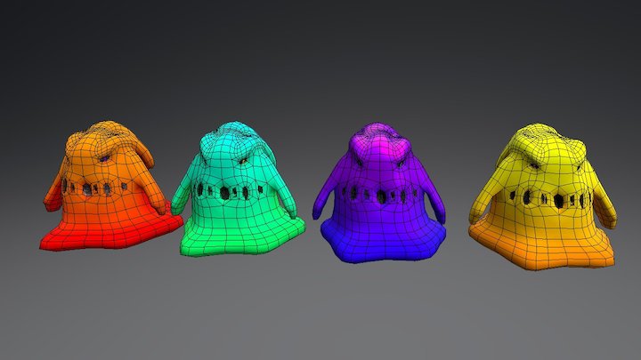 Slime Baddie Low poly 3D Model