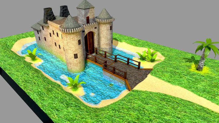 Castle L 3D Model
